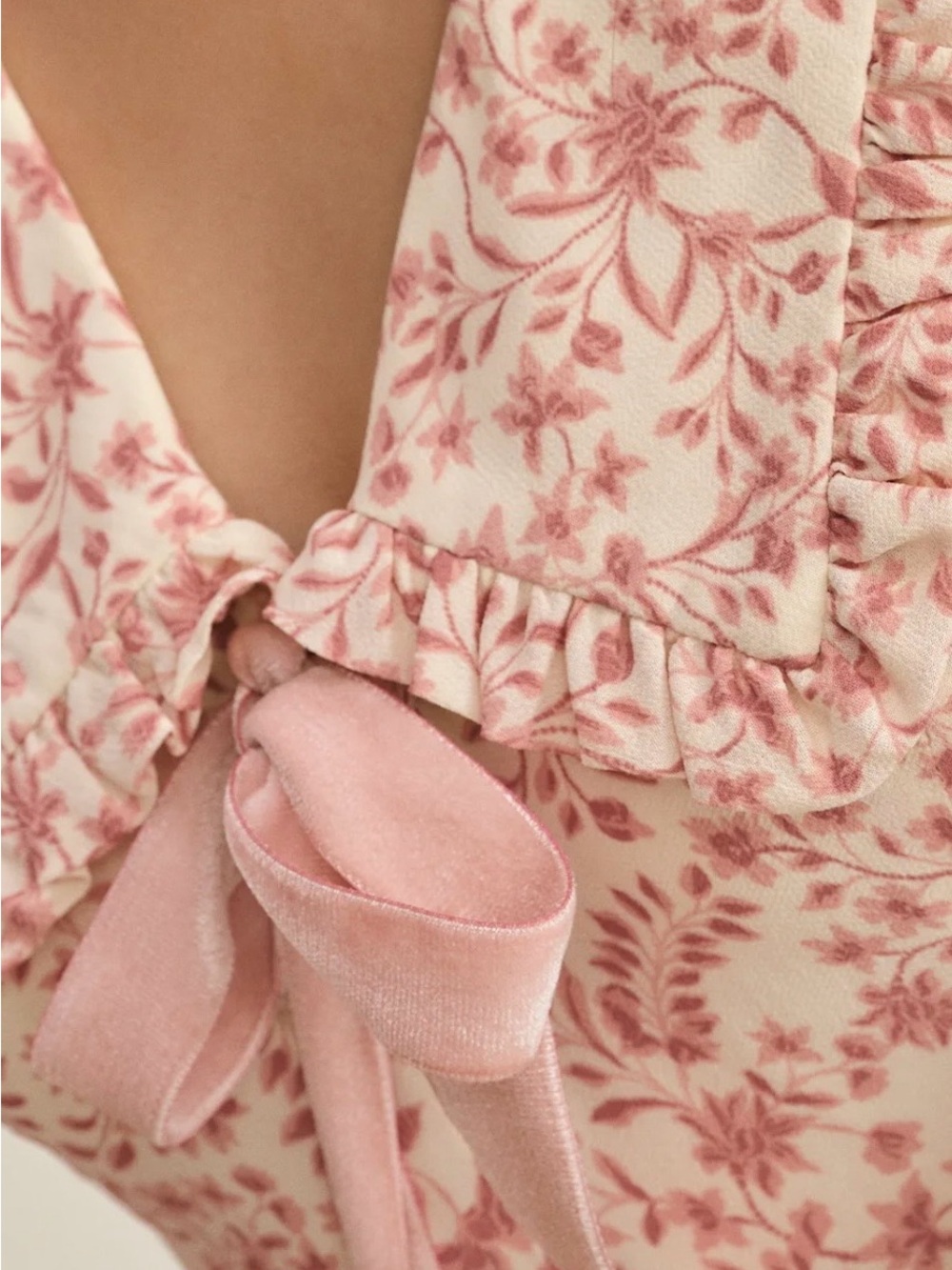 Reformation Kaylia Dress Pink - Size 4 - Picture 6 of 6